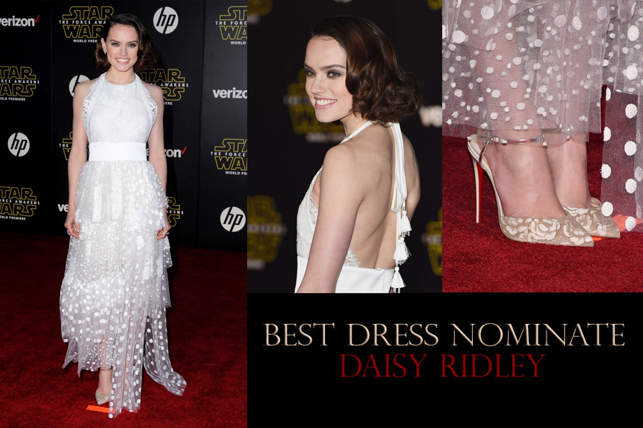 Daisy Ridley Star Wars Premiere Best Dress Nominate